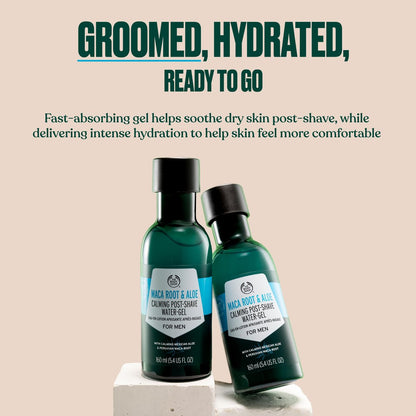 The Body Shop Maca Root & Aloe Post-Shave Water-Gel for Men – Calms & Soothes – Vegan – 5.4 oz Avelisse