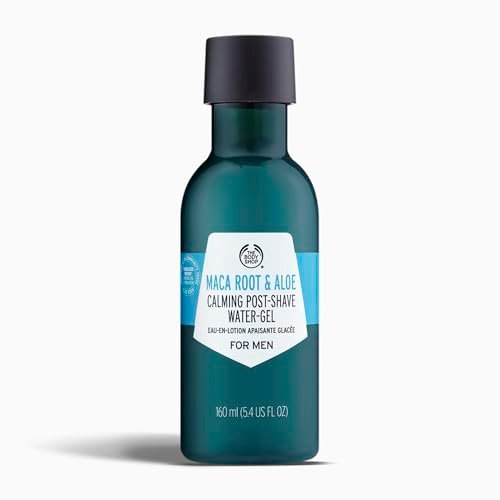 The Body Shop Maca Root & Aloe Post-Shave Water-Gel for Men – Calms & Soothes – Vegan – 5.4 oz Avelisse