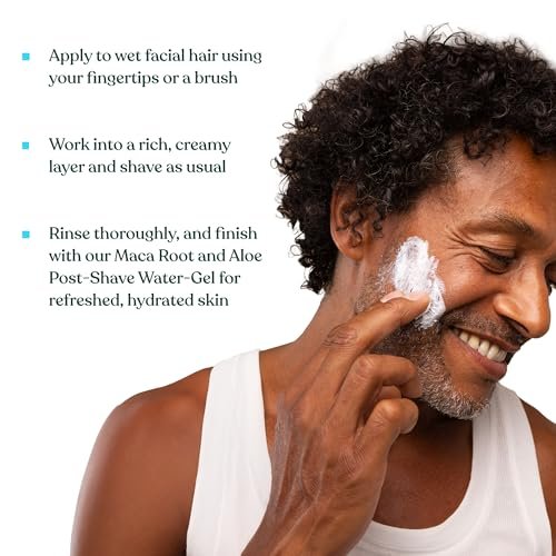 The Body Shop Maca Root & Aloe Softening Shaving Cream for Men - 6.7 oz Avelisse