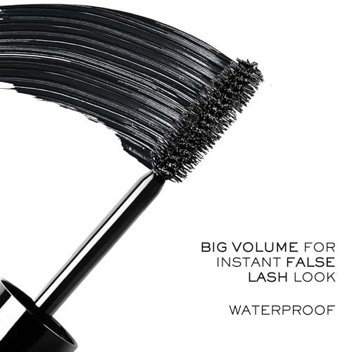 Lancôme Monsieur Big Waterproof Mascara – Instant Volume & False Lash Effect, 24-Hour Wear, Smudge-Free, Black Avelisse