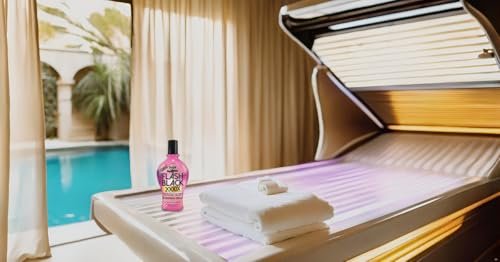 European Gold Flash Black 2000X Indoor Tanning Lotion - Advanced DHA Bronzers & Skin Conditioning, 12 oz Avelisse