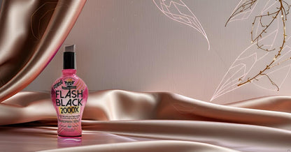 European Gold Flash Black 2000X Indoor Tanning Lotion - Advanced DHA Bronzers & Skin Conditioning, 12 oz Avelisse