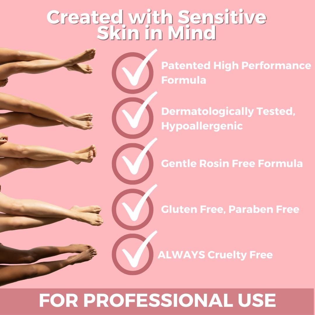 Cirepil Boudoir Hard Wax Beads - 800g / 28.22 oz - Hypoallergenic, Allergen-Free & Rosin-Free for Sensitive Skin - Professional Stripless Hair Removal for Face & Body - Low Temp Refill Bag Avelisse