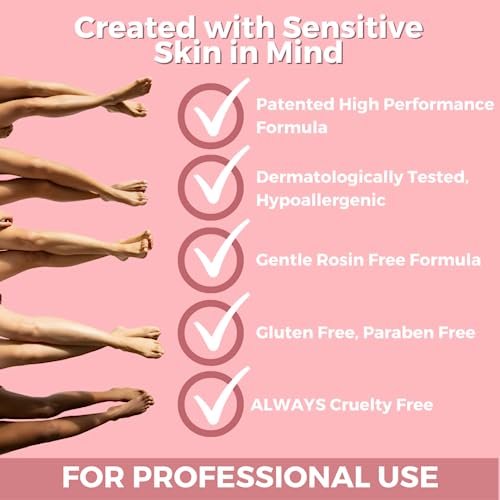 Cirepil Boudoir Hard Wax Beads - 800g / 28.22 oz - Hypoallergenic, Allergen-Free & Rosin-Free for Sensitive Skin - Professional Stripless Hair Removal for Face & Body - Low Temp Refill Bag Avelisse
