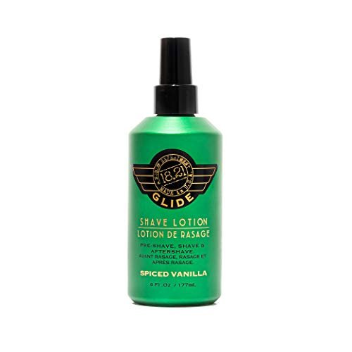 18.21 Man Made Clear Shaving Gel Cream for Men, Spiced Vanilla, 6 fl. oz. - Non-Lathering Shaving Glide for Smooth, Precise Shave Avelisse