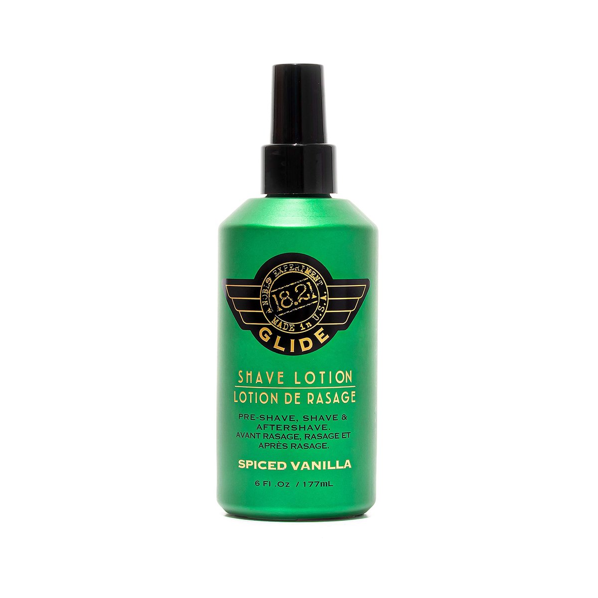 18.21 Man Made Clear Shaving Gel Cream for Men, Spiced Vanilla, 6 fl. oz. - Non-Lathering Shaving Glide for Smooth, Precise Shave Avelisse
