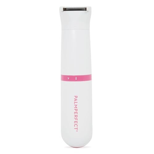 PalmPerfect Bikini Trimmer for Women – Gentle & Precise Hair Removal for Sensitive Areas, Dual Blade System, Waterproof Wet/Dry Groomer with Trimming Guide, White 5-Piece Set - görsel 2