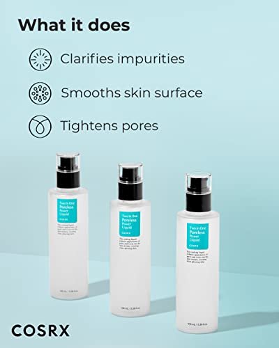 COSRX Two in One Poreless Power Liquid - Tightening Pores, Korean Skincare, 100ml / 3.38 fl.oz Avelisse