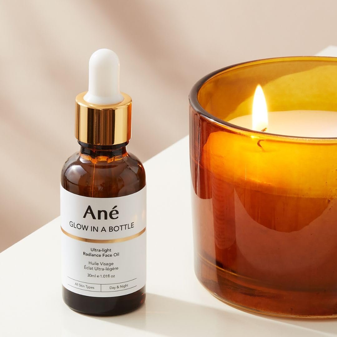 Ané Glow in a Bottle Anti-Ageing Vegan Facial Oil – 100% Natural Argan, Grapeseed & Squalane for All Skin Types - görsel 5
