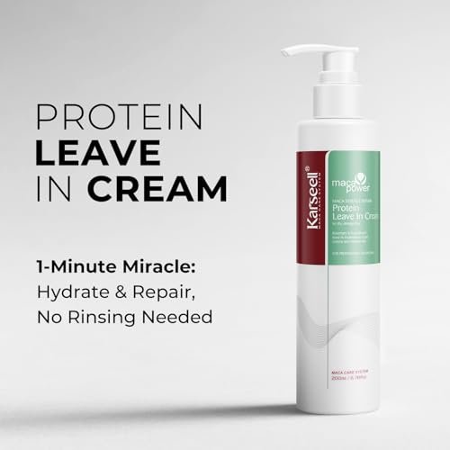 Karseell Repair Protein Cream Leave-In Conditioner Hair Treatment for Dry Damaged Hair - 5.07 Fl Oz - görsel 4