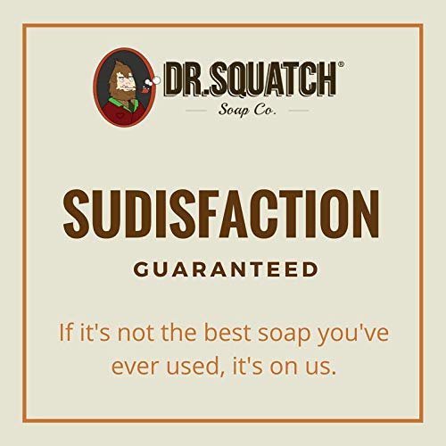Dr. Squatch Pine Tar Soap 2-Pack Bundle - Natural Woodsy Scent Exfoliating Bar for Men - Handmade with Pine, Coconut, Olive Oils - USA Made Avelisse