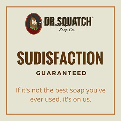 Dr. Squatch Pine Tar Soap 2-Pack Bundle - Natural Woodsy Scent Exfoliating Bar for Men - Handmade with Pine, Coconut, Olive Oils - USA Made Avelisse
