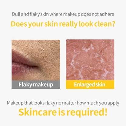 SECRETKEY Lemon Sparkling Peeling Gel – Gentle AHA & BHA Exfoliator for Radiant, Smooth Skin, Refines Pores & Texture, Korean Skincare, 5.07 fl oz Avelisse