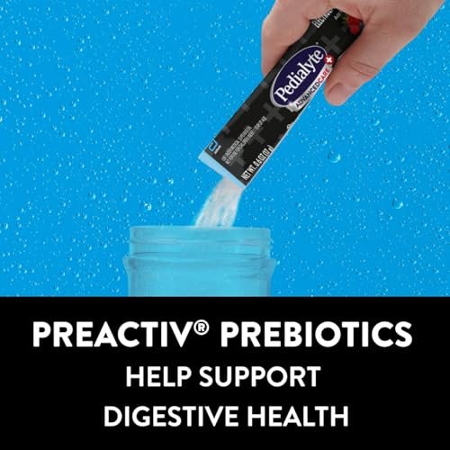 Pedialyte AdvancedCare Plus Electrolyte Powder Packets - Berry Frost (6 Count) with 33% More Electrolytes and PreActiv Prebiotics - görsel 10