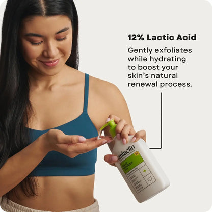 AmLactin Daily Nourish Therapeutic Body Lotion for Dry Skin - 12% Lactic Acid Exfoliating Moisturizer, 7.9 oz Avelisse