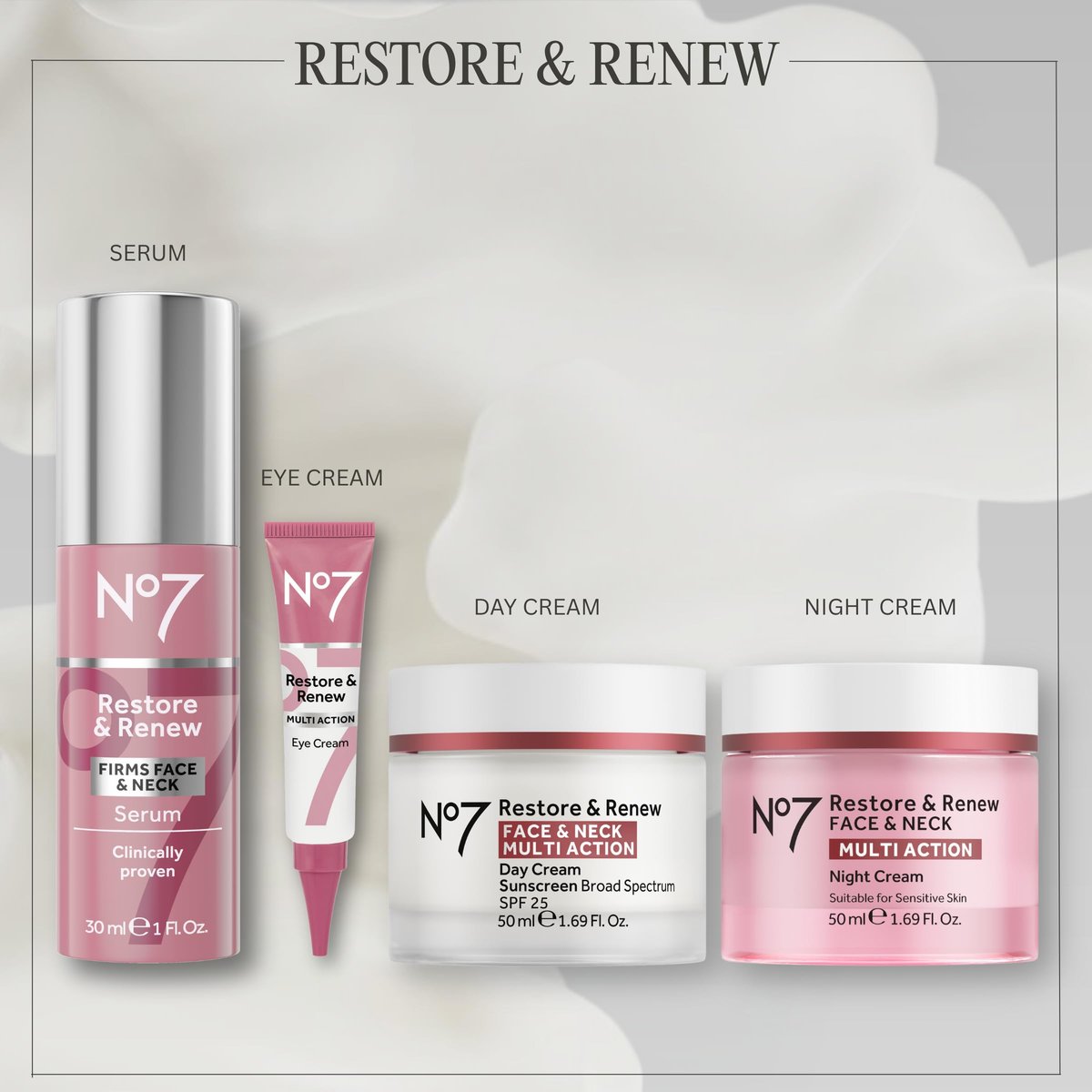 No7 Restore & Renew Multi Action Eye Cream - Under Eye Treatment for Puffiness, Dark Circles & Wrinkles - 15ml - görsel 11