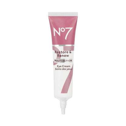No7 Restore & Renew Multi Action Eye Cream - Under Eye Treatment for Puffiness, Dark Circles & Wrinkles - 15ml