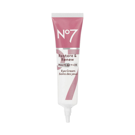 No7 Restore & Renew Multi Action Eye Cream - Under Eye Treatment for Puffiness, Dark Circles & Wrinkles - 15ml