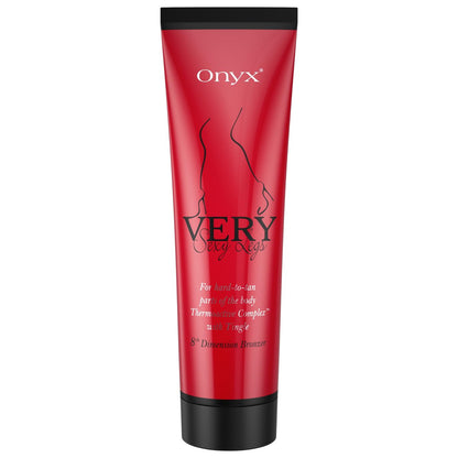 Onyx Very Sexy Legs Tingle Bronzer - Warming Tan Lotion for Legs & Hard-to-Tan Areas, DHA & Erythrulose, 5.07 oz
