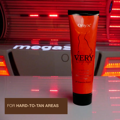 Onyx Very Sexy Legs Tingle Bronzer - Warming Tan Lotion for Legs & Hard-to-Tan Areas, DHA & Erythrulose, 5.07 oz
