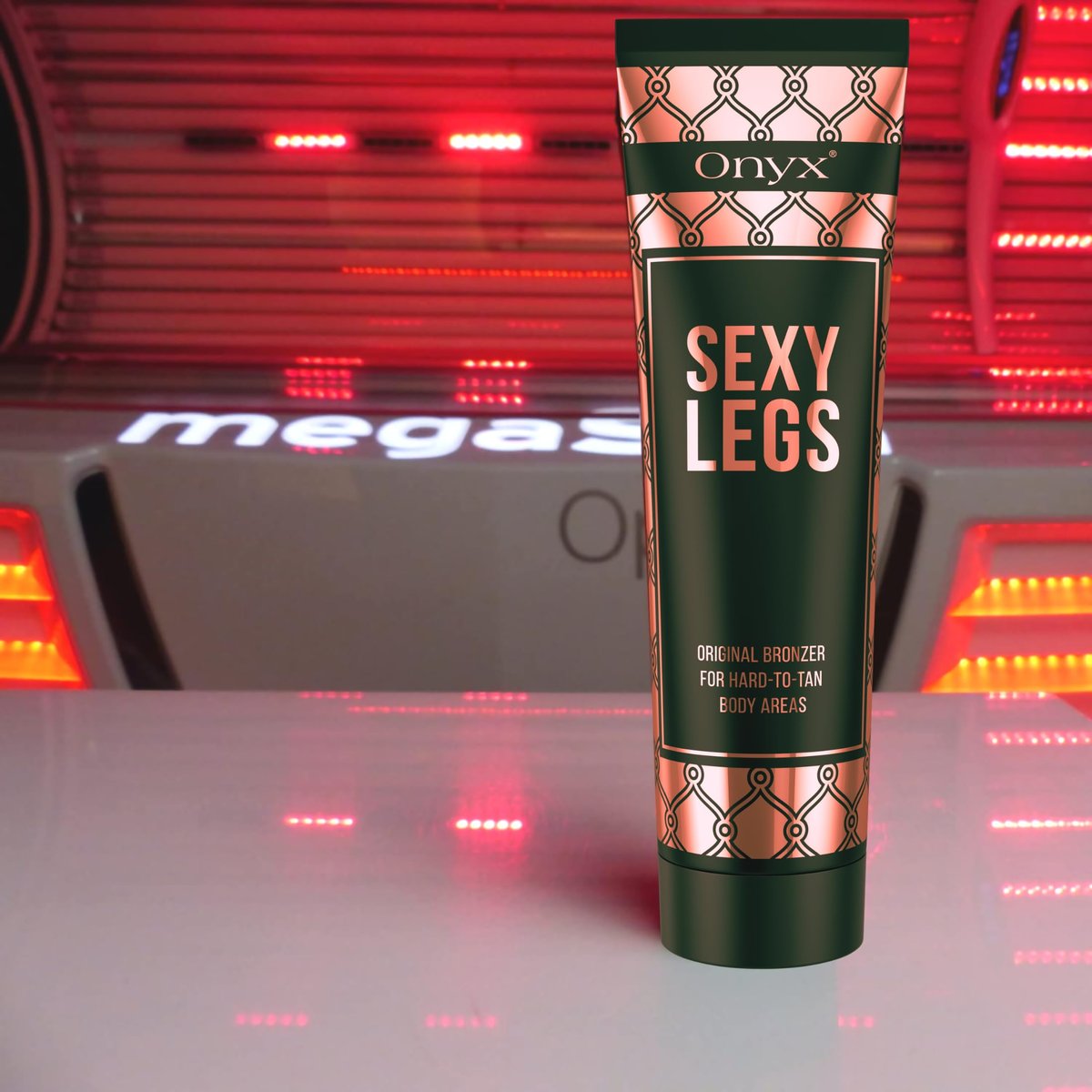 Onyx Sexy Legs Indoor Tanning Lotion with Bronzer - Double Bronzing for Perfectly Tanned Legs & Hard-to-Tan Areas - Fast-Absorbing, Anti-Orange Formula, 5.07 Fl Oz - görsel 7