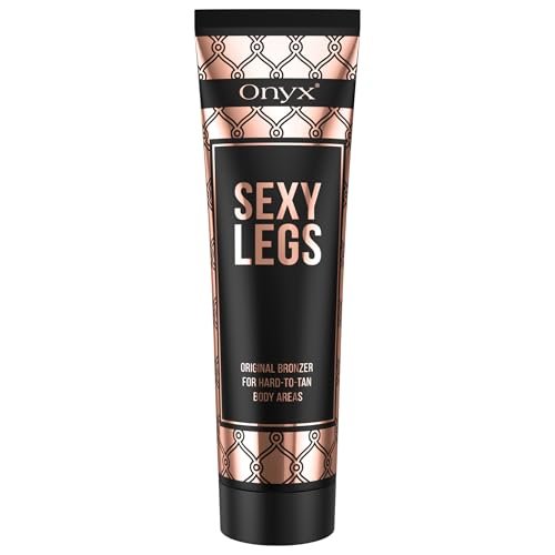 Onyx Sexy Legs Indoor Tanning Lotion with Bronzer - Double Bronzing for Perfectly Tanned Legs & Hard-to-Tan Areas - Fast-Absorbing, Anti-Orange Formula, 5.07 Fl Oz - görsel 2