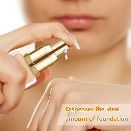 Chris.W 2-Pack Foundation Pump Replacement for Estee Lauder Double Wear Foundation - Gold