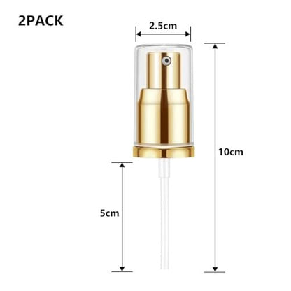 Chris.W 2-Pack Foundation Pump Replacement for Estee Lauder Double Wear Foundation - Gold