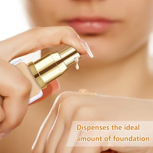 Chris.W 2-Pack Foundation Pump Replacement for Estee Lauder Double Wear Foundation - Gold - görsel 8