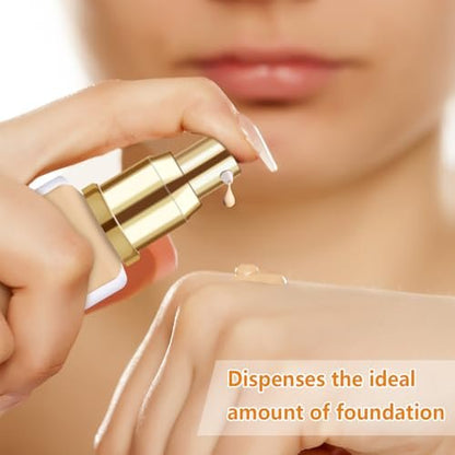 Chris.W 2-Pack Foundation Pump Replacement for Estee Lauder Double Wear Foundation - Gold