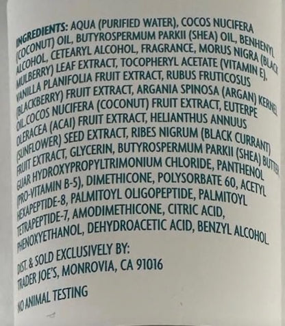 Trader Joe's Shea Butter & Coconut Oil Hair Mask 5.1 FL OZ - 2-Pack Avelisse