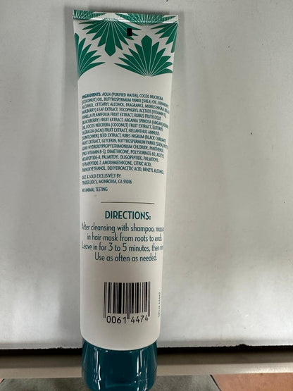 Trader Joe's Shea Butter & Coconut Oil Hair Mask 5.1 FL OZ - 2-Pack Avelisse