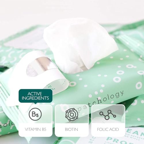 Patchology Clean AF Facial Cleansing Wipes - On-The-Go Refreshing Travel Size Face Wipes for Removing Dirt and Oil - Makeup Remover for Sensitive and Oily Skin (1 Pack, 15 Sheets) - görsel 10