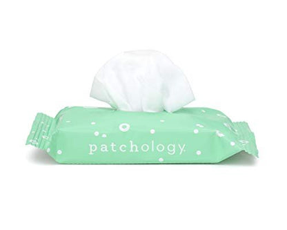 Patchology Clean AF Facial Cleansing Wipes - On-The-Go Refreshing Travel Size Face Wipes for Removing Dirt and Oil - Makeup Remover for Sensitive and Oily Skin (1 Pack, 15 Sheets)