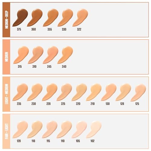 Maybelline Fit Me Dewy + Smooth Liquid Foundation - Warm Nude (128) - 1 fl oz - görsel 8