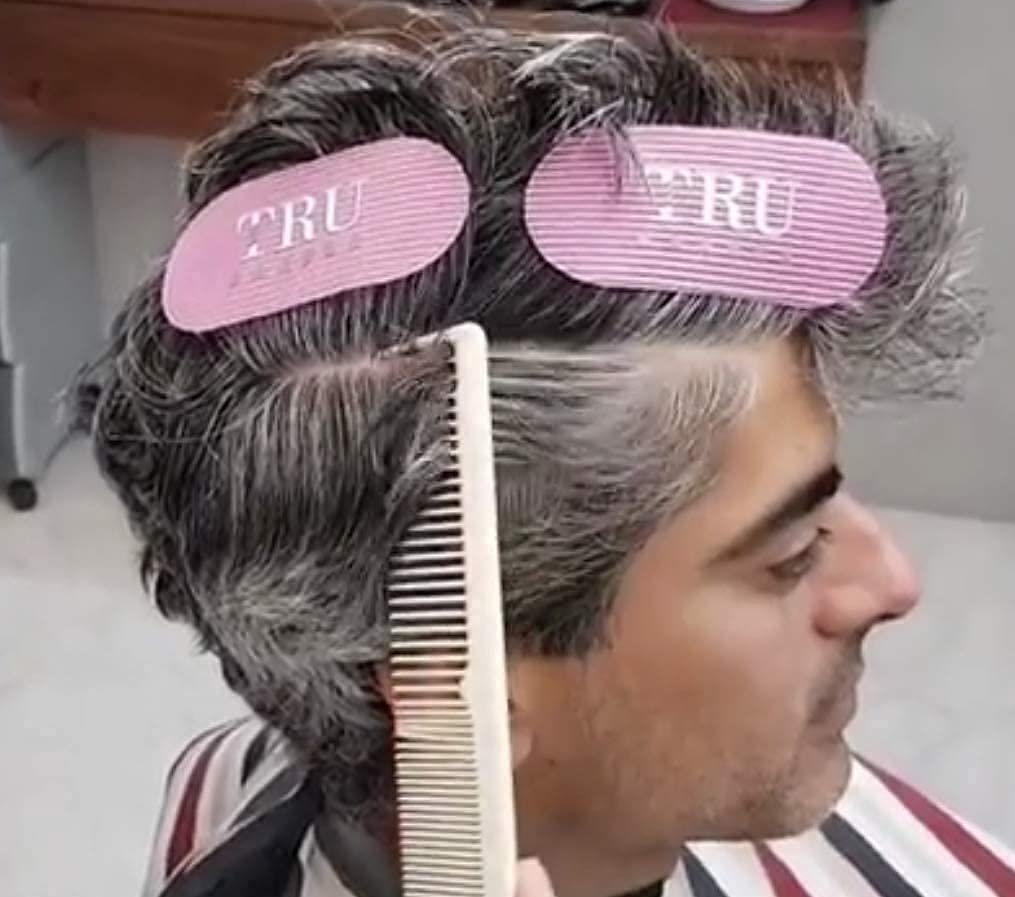 TRU BARBER Hair Grippers 6-Pack - Non-Slip Salon Hair Clips for Styling, Sectioning, Cutting & Coloring - Pink Avelisse