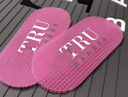 TRU BARBER Hair Grippers 6-Pack - Non-Slip Salon Hair Clips for Styling, Sectioning, Cutting & Coloring - Pink Avelisse