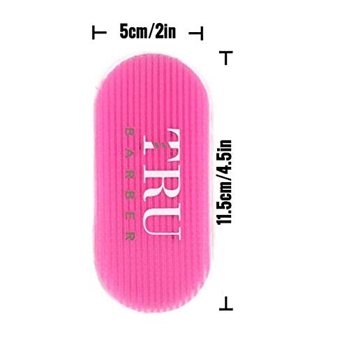TRU BARBER Hair Grippers 6-Pack - Non-Slip Salon Hair Clips for Styling, Sectioning, Cutting & Coloring - Pink Avelisse