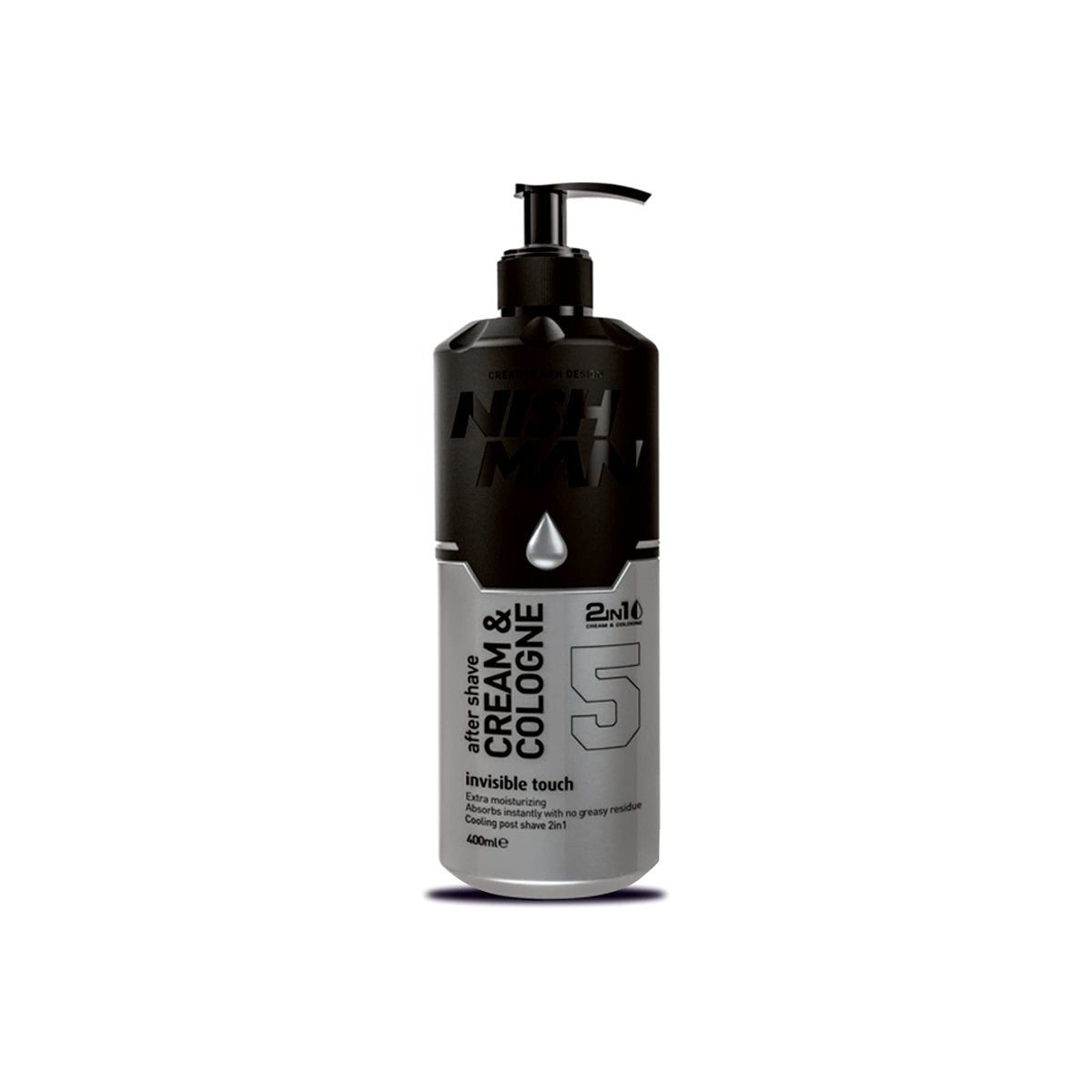 Nishman Cream & Cologne 2-in-1 Invisible Touch 05 - 400 ml - görsel 1