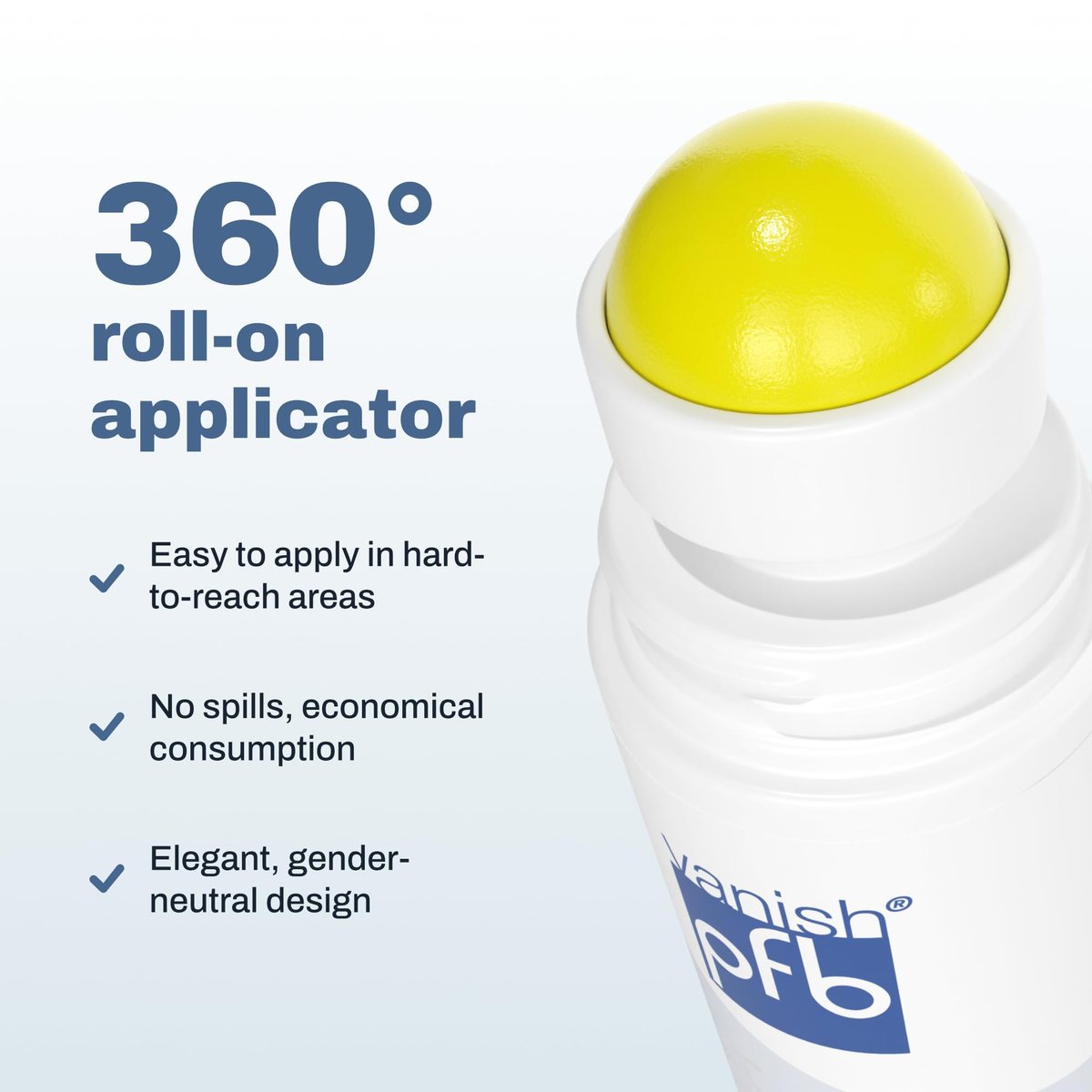 PFB Vanish Ultra Dark Spot Remover & Ingrown Hair Treatment with Chromabright & Shitake Mushroom, Roll-On, 93g Avelisse