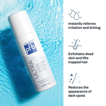 PFB Vanish Ultra Dark Spot Remover & Ingrown Hair Treatment with Chromabright & Shitake Mushroom, Roll-On, 93g Avelisse