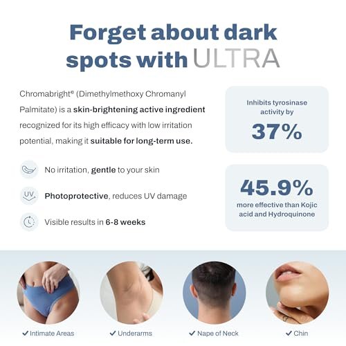 PFB Vanish Ultra Dark Spot Remover & Ingrown Hair Treatment with Chromabright & Shitake Mushroom, Roll-On, 93g Avelisse