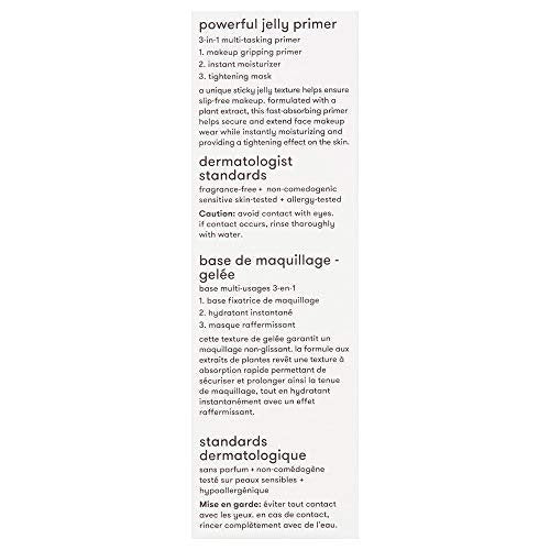 Dermablend Insta-Grip Jelly Primer Face Makeup - Silicone-Free Face Primer for Dry Skin, Pore Minimizing with 24HR Wear, 1.0 Fl Oz Avelisse