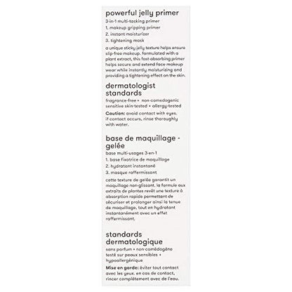 Dermablend Insta-Grip Jelly Primer Face Makeup - Silicone-Free Face Primer for Dry Skin, Pore Minimizing with 24HR Wear, 1.0 Fl Oz Avelisse