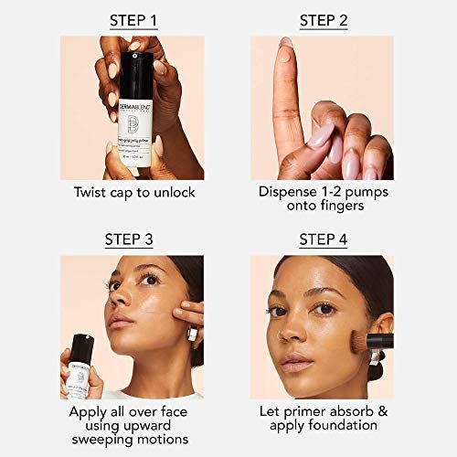 Dermablend Insta-Grip Jelly Primer Face Makeup - Silicone-Free Face Primer for Dry Skin, Pore Minimizing with 24HR Wear, 1.0 Fl Oz Avelisse