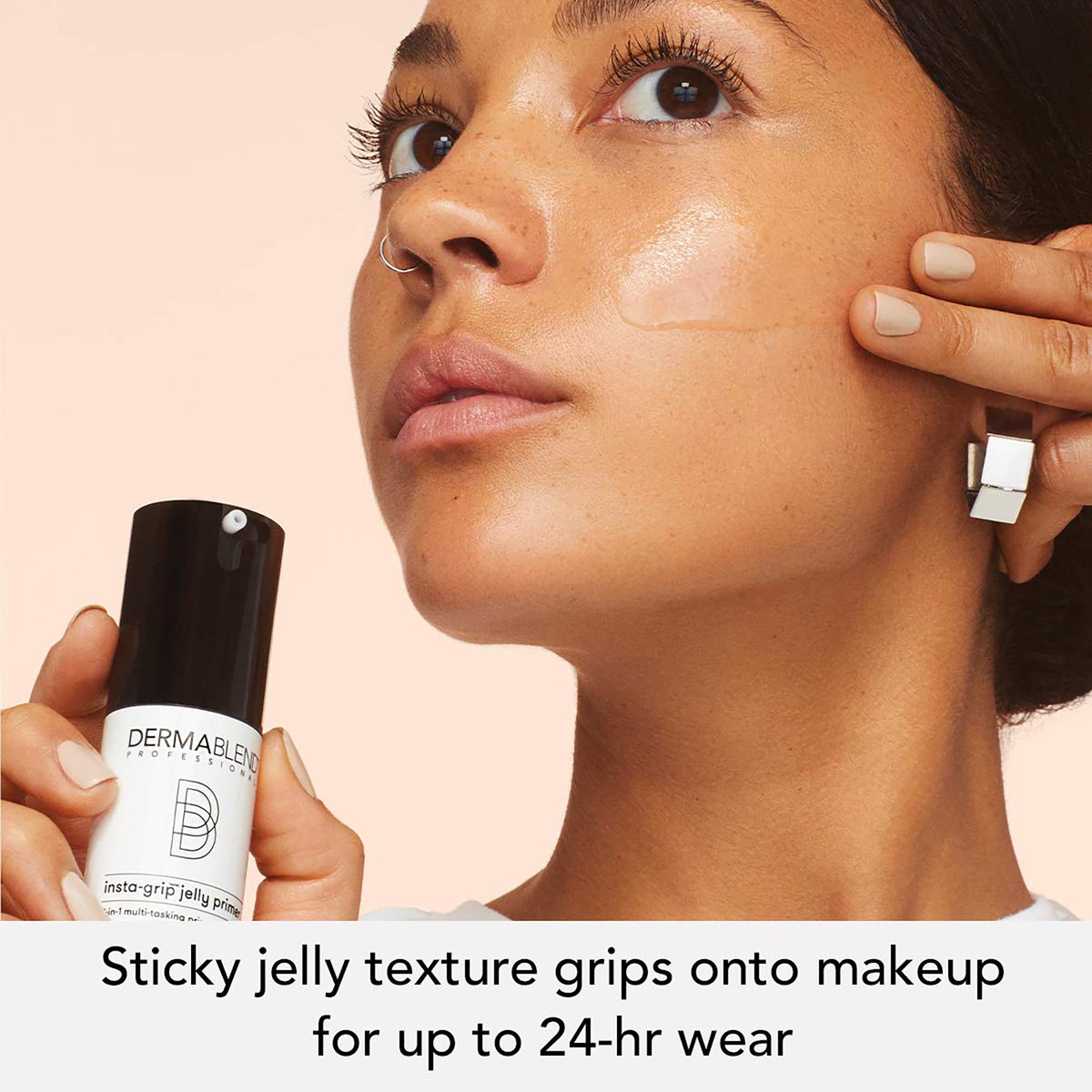 Dermablend Insta-Grip Jelly Primer Face Makeup - Silicone-Free Face Primer for Dry Skin, Pore Minimizing with 24HR Wear, 1.0 Fl Oz Avelisse