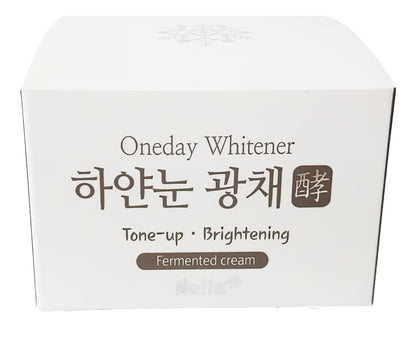 Nella Whitening and Brightening Tone-Up Cream – Fermented Natural Ingredients, Korean Beauty Moisturizer, 50 ml Avelisse
