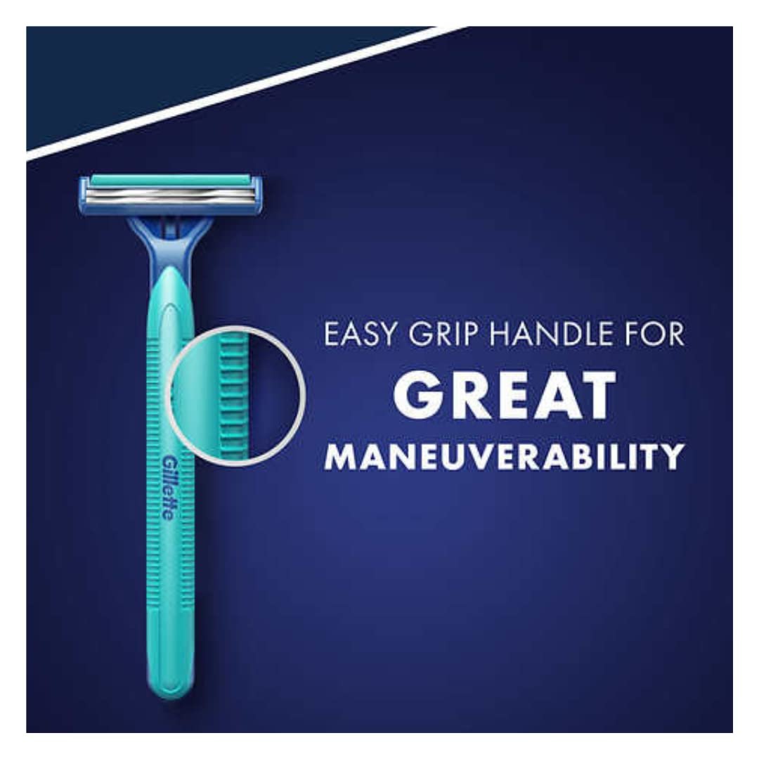Gillette Sensor2 Plus Disposable Razor, 52 Count – Long-Lasting Smooth Shave for Men Avelisse