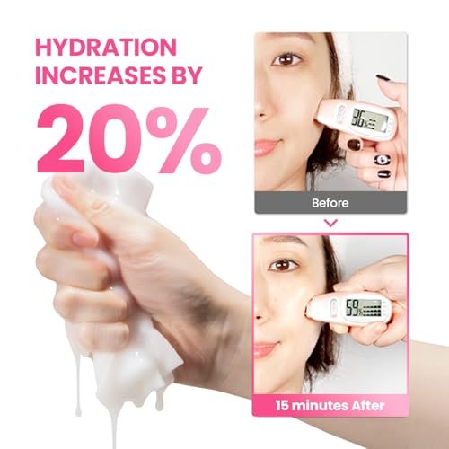 GLAM UP Korean Facial Sheet Mask 12 Combo Pack - Hydrating & Moisturizing Face Mask for Glass Skin, Soothing Korean Skincare for Sensitive Dry Skin, Bulk Face Masks Gift Set for Home Spa Avelisse