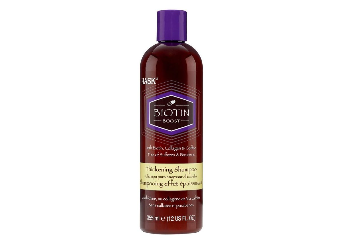 Hask Biotin Boost Thickening Shampoo 15 fl oz - Volumizing & Thinning Hair Care Avelisse